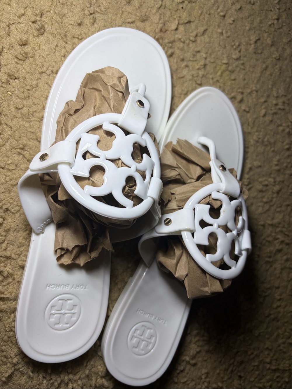 Tory Burch Miller Jelly Sandal Size 8 - Picture 3 of 5